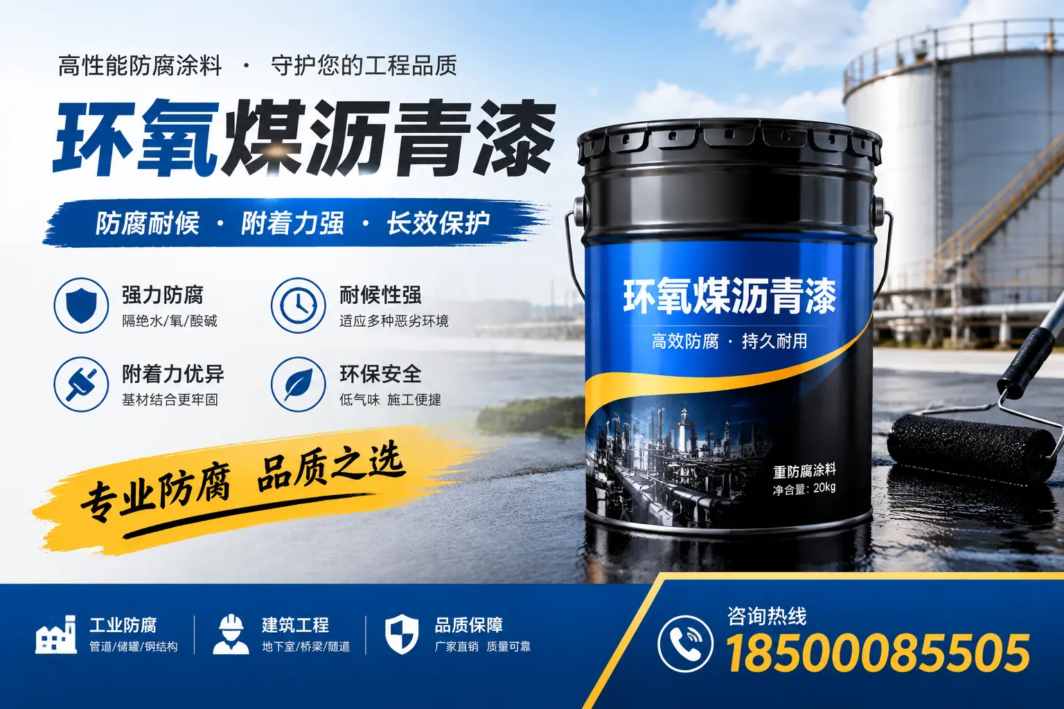 如何选择适合的环氧煤沥青漆？鄂尔多斯市场选型指南